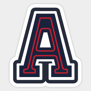 Letter A Sticker